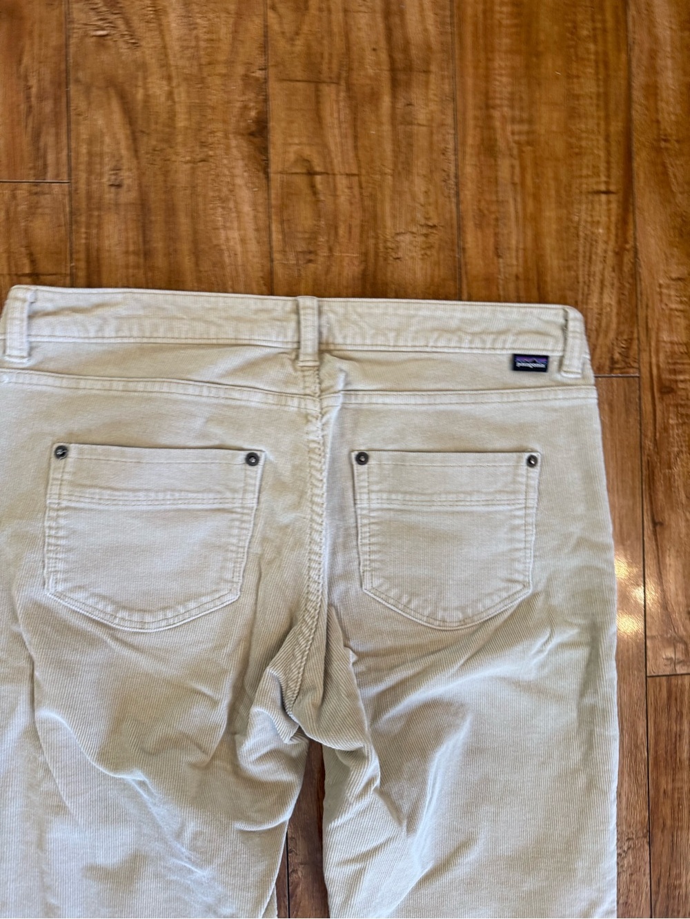 Patagonia Women’s Tan Beige Slim Straight Corduroy Jeans Pants Size 29 - Picture 10 of 12